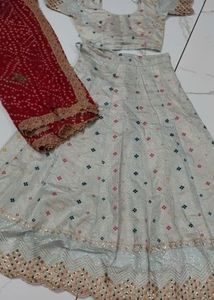 Sky Blue Lehenga