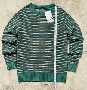 Zara Striped Knit Sweater