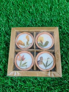 Handmade Candles Set Of 4