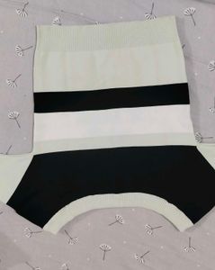 Striped Boat Neck Top