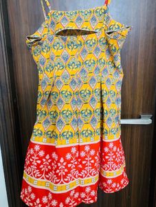 SheIn Printed Midi Dress