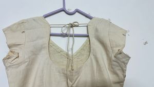 V- Neck Embroidery Kurta