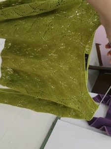 Zurichz Green Knit Top