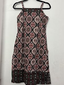 Patterned Sleeveless Sundress