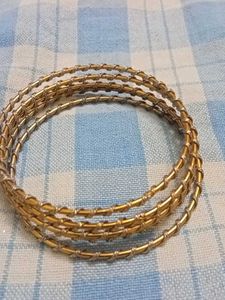 Set of 6 Gold Bangles