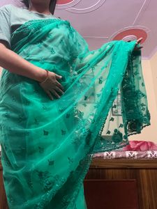 Emerald Green Dress Material
