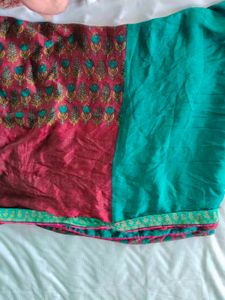 Elegant Green Saree