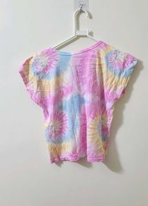 Tie &amp; Die Crop Top