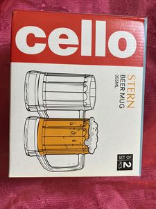 Cello Stern Beer Mugs Set Of 4 Pcs