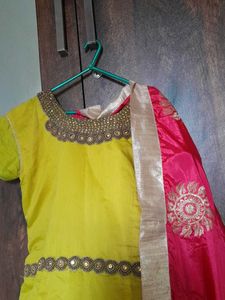 Elegant full Gown with duppatta