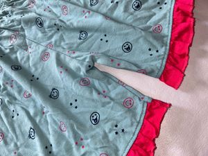 Combo :Girls&#39; Patterned Ruffle Shorts Bundle