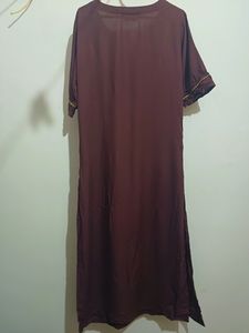 Brown Kurtha Set