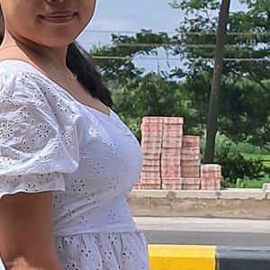 White Floral Eyelet Top
