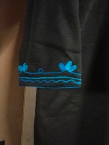 Embroidered Woolen Kurta