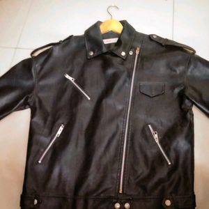 Black Racing Leather Jacket