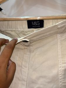 Marks And Spencer Beige Denim