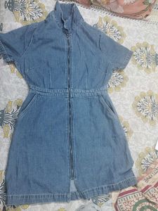 Vintage Denim Mini Dress