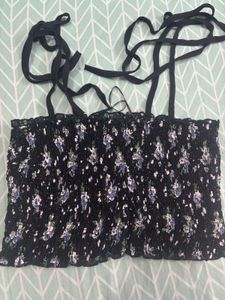 Floral Smocked Tube Top