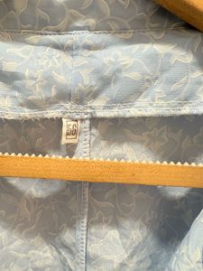 Beautiful Blue Over Size Imported Shirt
