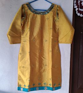 Mustard Color Kurta
