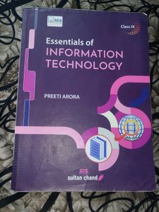 Essentials of Information Technology- Class IX