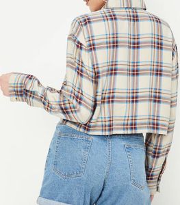 Trendy Plaid Button-Down Shirt