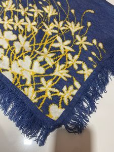 Stylish Blue Poncho For Girls