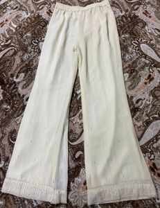 Elegant Embroidered Palazzo Suit