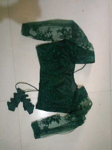 Elegant Green Lehenga Choli Set