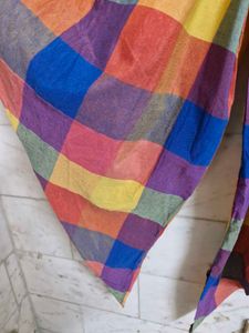 Checked Dhoti Pant