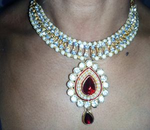 Shining Necklace With Adjustable Threads 🌟 .