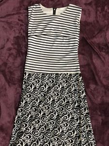 B&W long gown