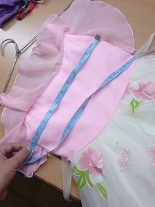 Pink Floral Party Dress