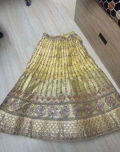 Wedding/Haldi Lehenga(Size M) Never Used