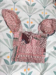Boho Patchwork Crop Top