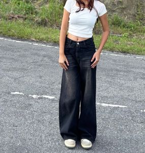 Black Wide Les Jeans