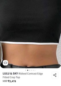 Urbanic Square Neck Crop Top