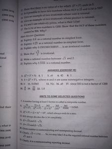 Class X, R S Aggarwal Maths Book.