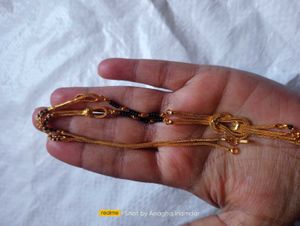 1 Gram Gold  Short Mangalsutra
