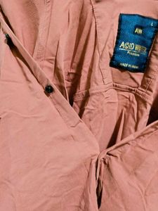 Men Coral Color Shirt