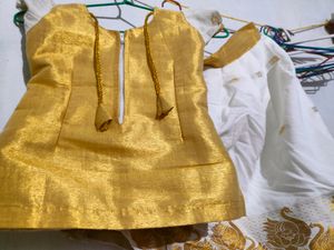 Tradtional Kerala Dress Long Skirt And Blouse