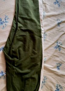 Olive Green Track Pants
