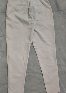 Cream Cotton Pant