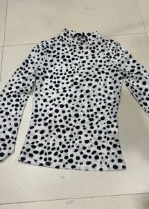 Dalmatian Print Top