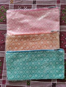 3 Chikankari pouches combo