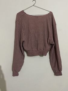Checkered Crop Top (New)