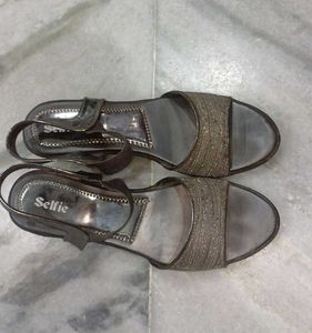 Sparkly Slide Heels