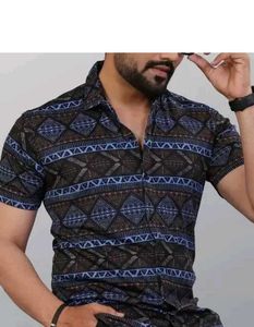 Patterned Men's Shirt