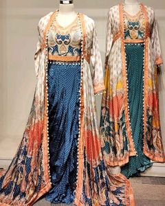Luxury Couture 3 Piece Cape Dress