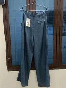 New Wide Leg Denim Pants